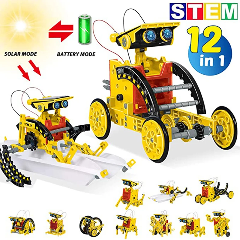 12 in 1 Science Experiment Sol – Science Project Robot recenzja i cena