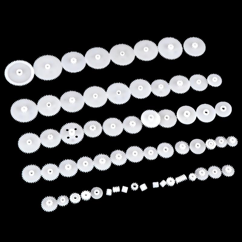 [BBA]58Pcs/set Plastic Gear Ki – Science Project Robot recenzja i cena