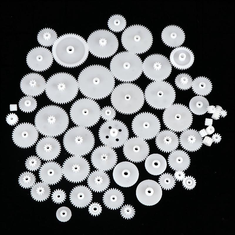 [BBA]58Pcs/set Plastic Gear Ki – Science Project Robot recenzja i cena