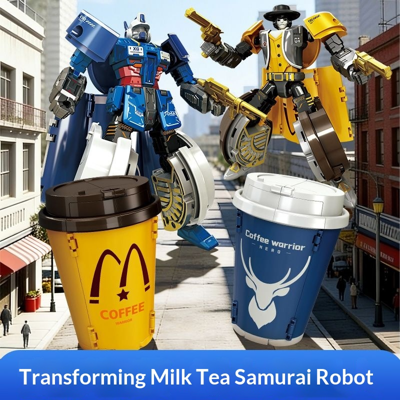 Transforming toy milk tea warr – Science Robot recenzja i cena