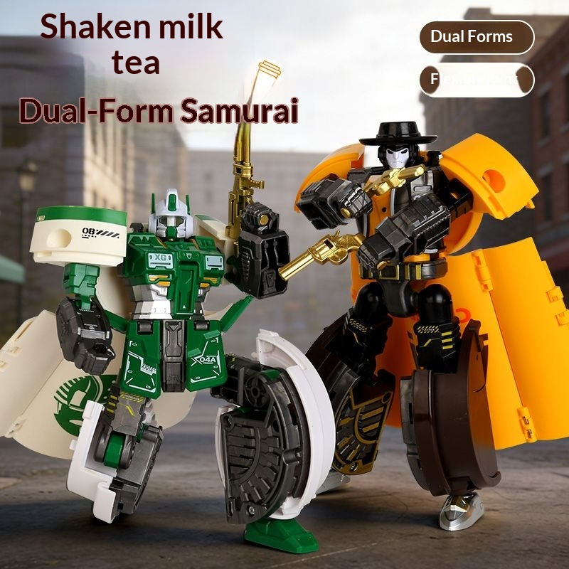 Transforming toy milk tea warr – Science Robot recenzja i cena