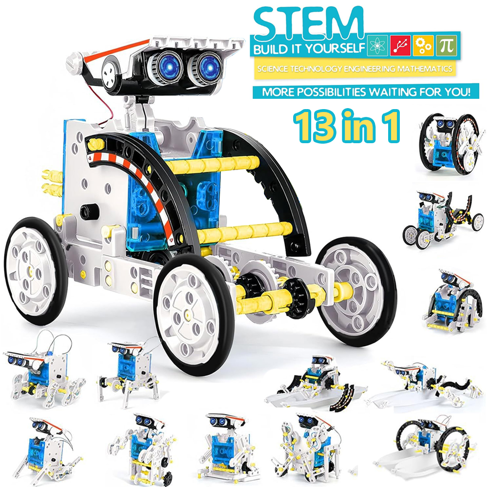 13-in-1 Solar Robot Kits DIY B – Science Project Robot recenzja i cena