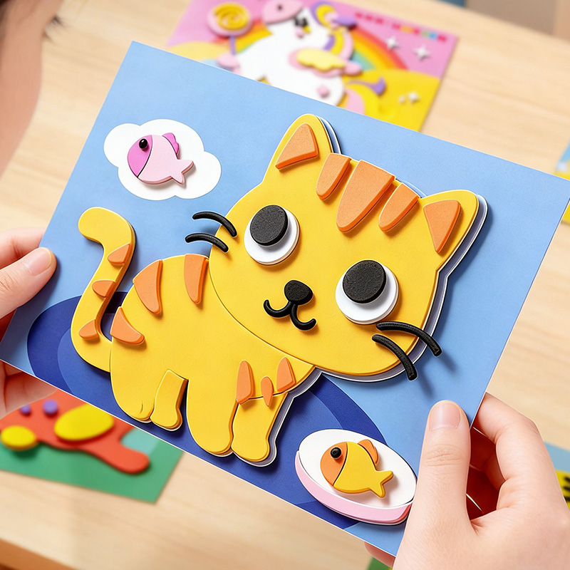 Children's 3D Stickers, 10 Ran – Science Toys Diy recenzja i cena