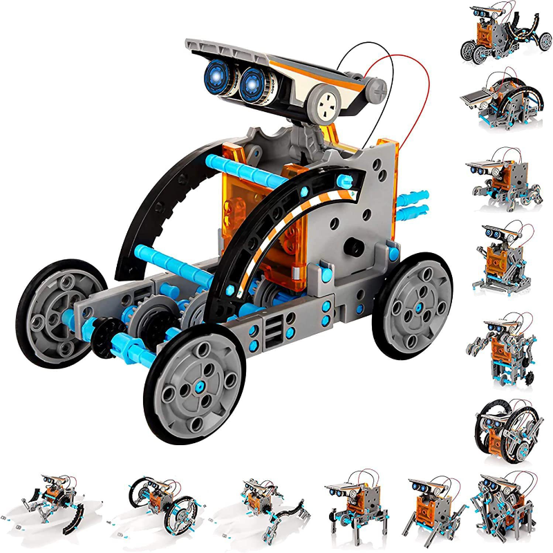 13-in-1 Solar Powered Robot Ki – Science Project Robot recenzja i cena