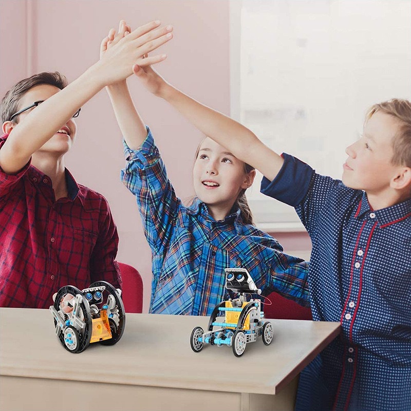 13-in-1 Solar Powered Robot Ki – Science Project Robot recenzja i cena