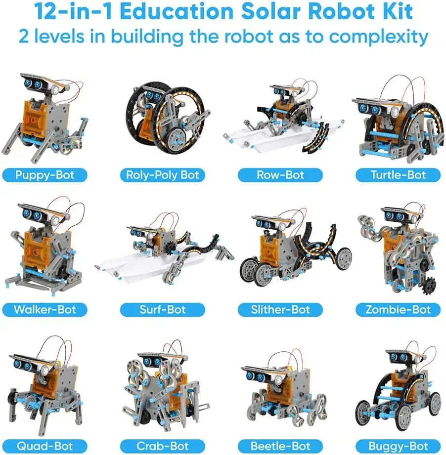 13-in-1 Education Solar Robot  – Science Project Robot recenzja i cena
