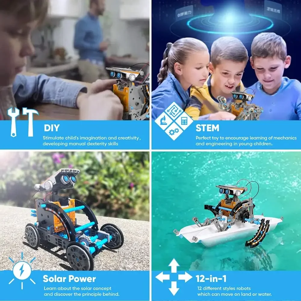 13-in-1 Education Solar Robot  – Science Project Robot recenzja i cena