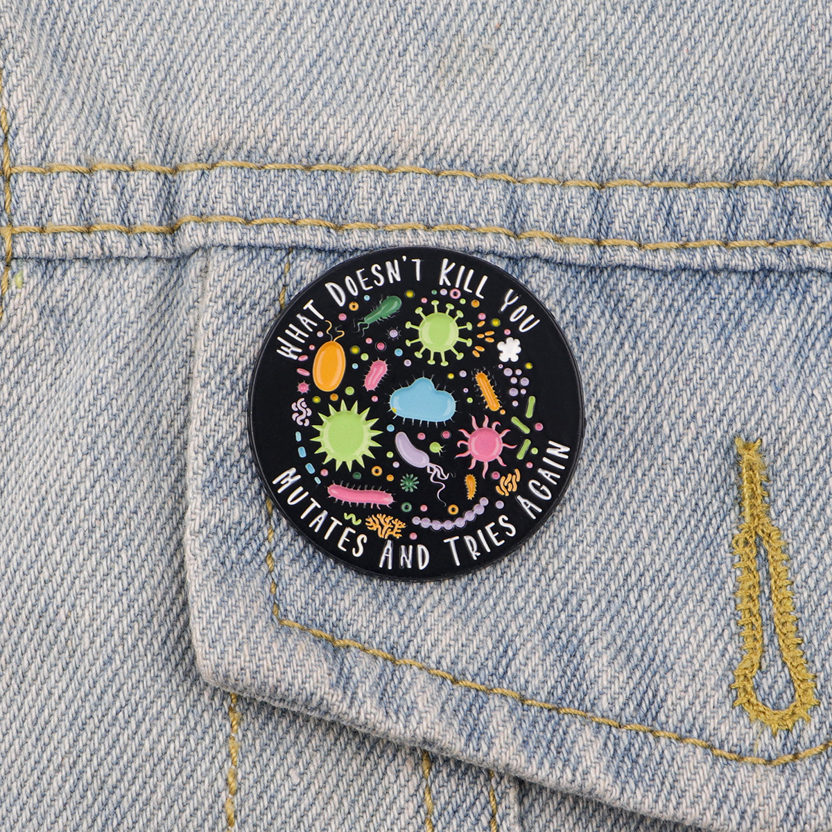 Bacterial Enamel Pin Nurse Doc – Science Toys recenzja i cena