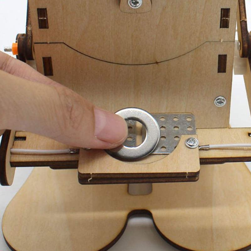 Wooden Assemble DIY Robot Eati – Science Project Robot recenzja i cena