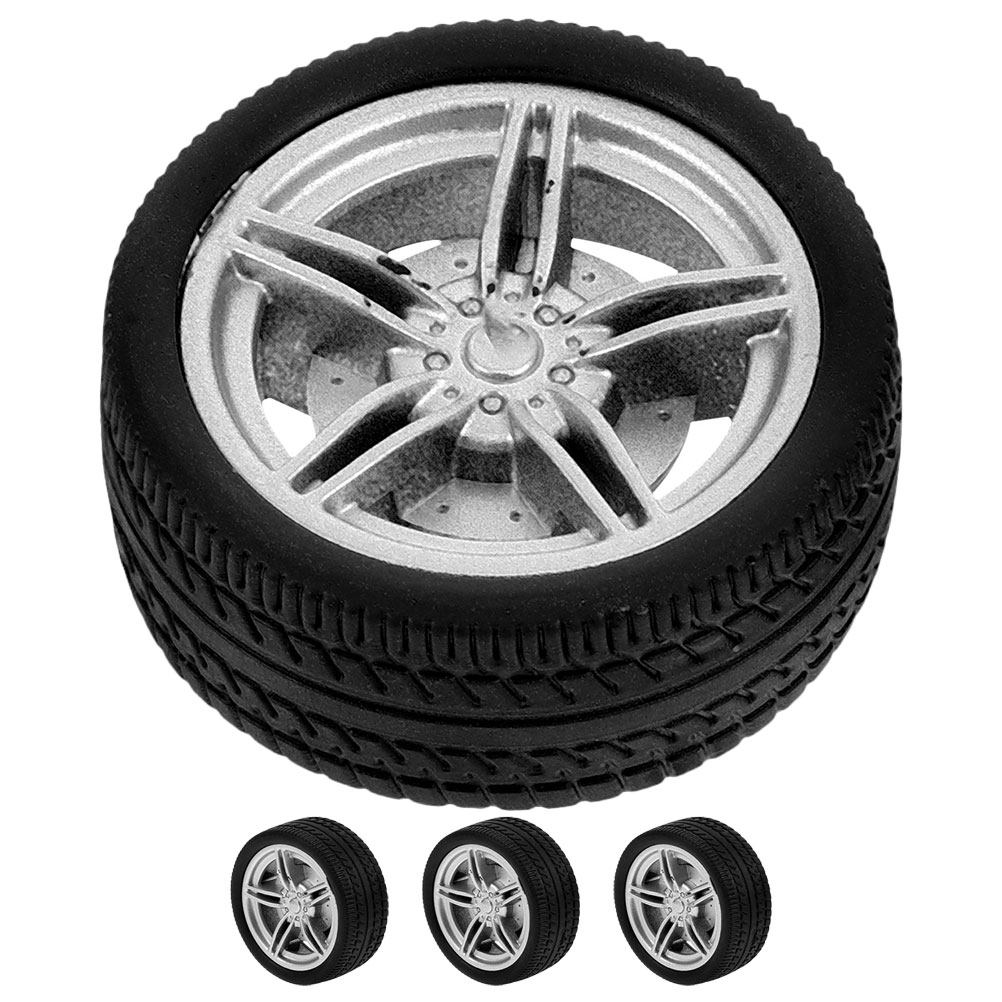 4Pcs Rubber Wheels for DIY Cra – Science Project Robot recenzja i cena