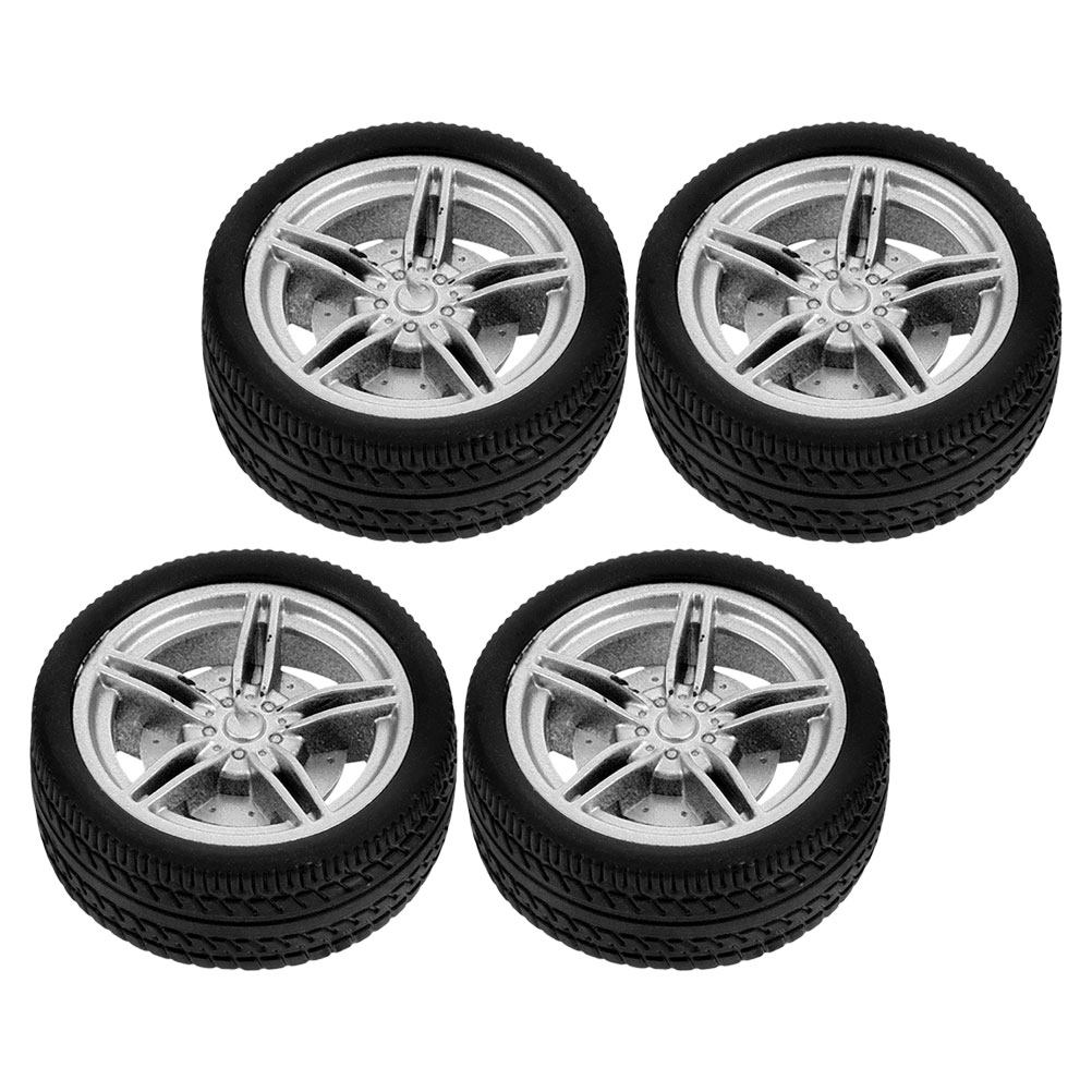 4Pcs Rubber Wheels for DIY Cra – Science Project Robot recenzja i cena