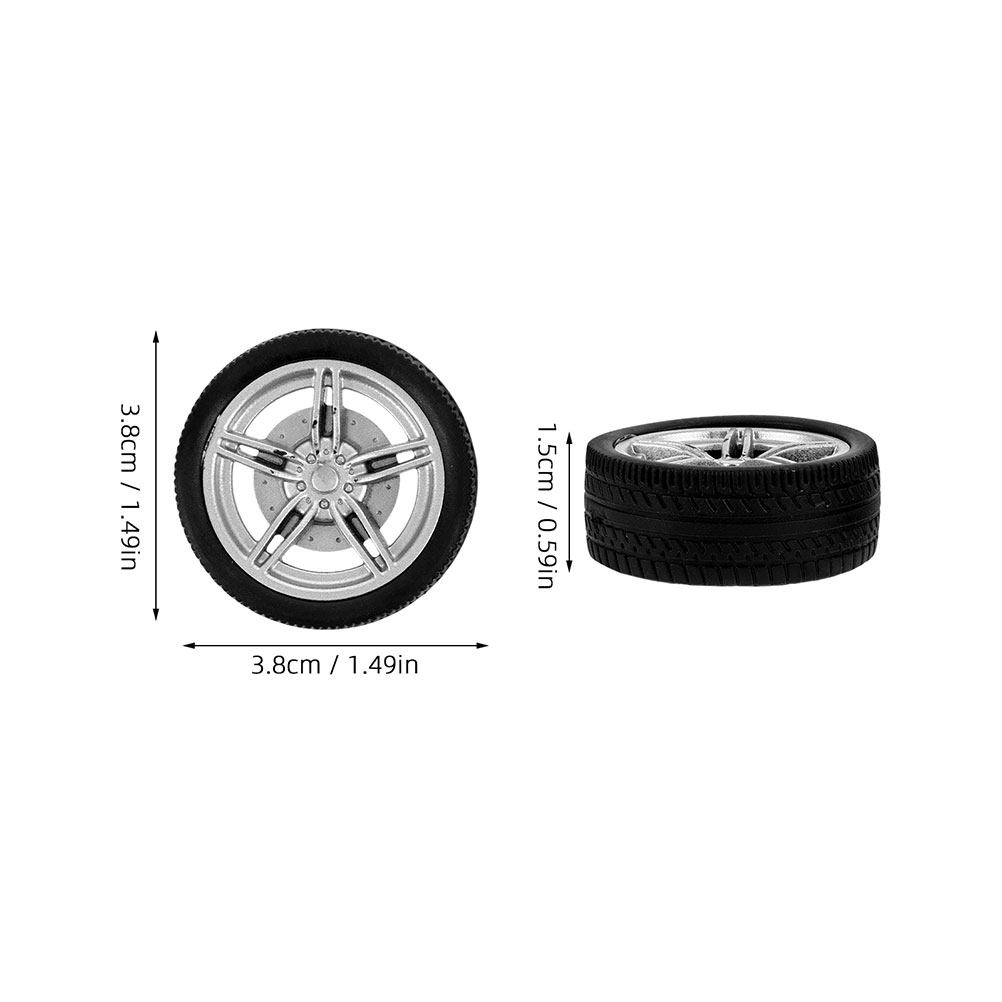 4Pcs Rubber Wheels for DIY Cra – Science Project Robot recenzja i cena