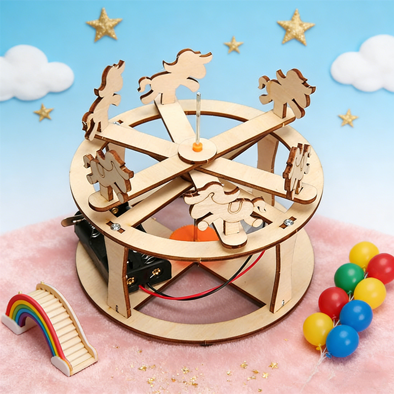 HUAHUABuild Your Own Carousel  – Science Toys recenzja i cena