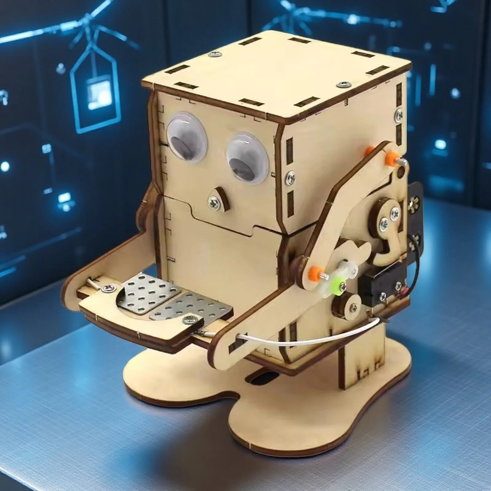DIY Coin swallowing robot Coin – Science Project Robot recenzja i cena