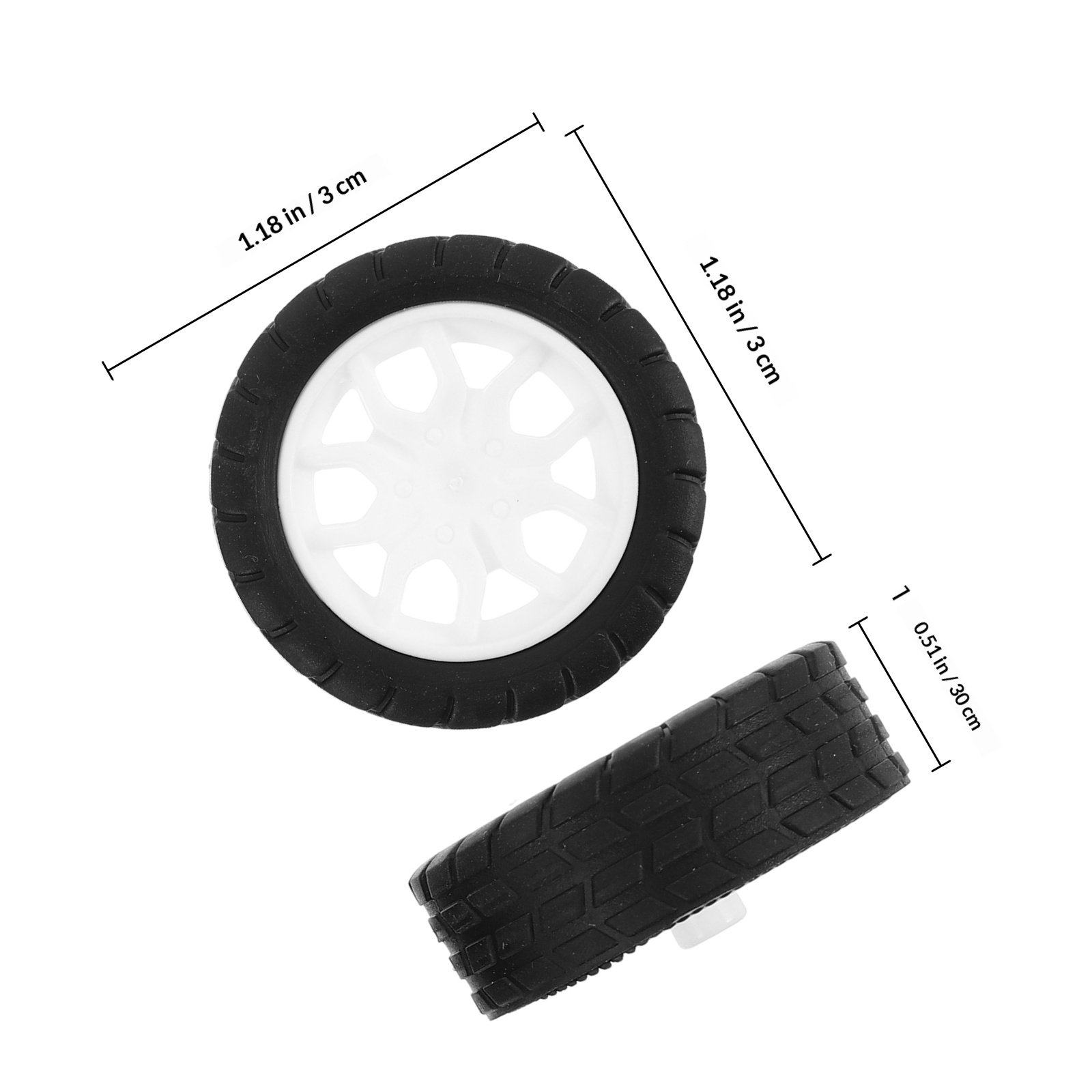 20Pcs 30Mm Smooth Rotating Rub – Science Project Robot recenzja i cena
