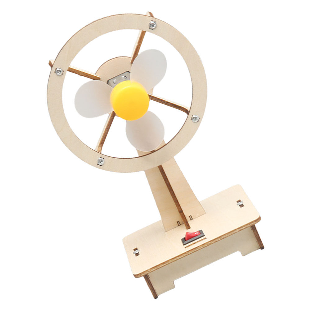 1Set Wooden Fan DIY Assembly M – Science Toys Diy recenzja i cena