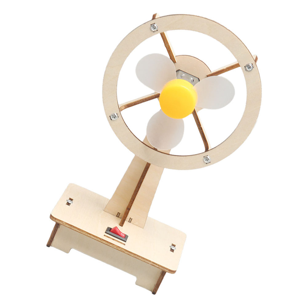 1Set Wooden Fan DIY Assembly M – Science Toys Diy recenzja i cena