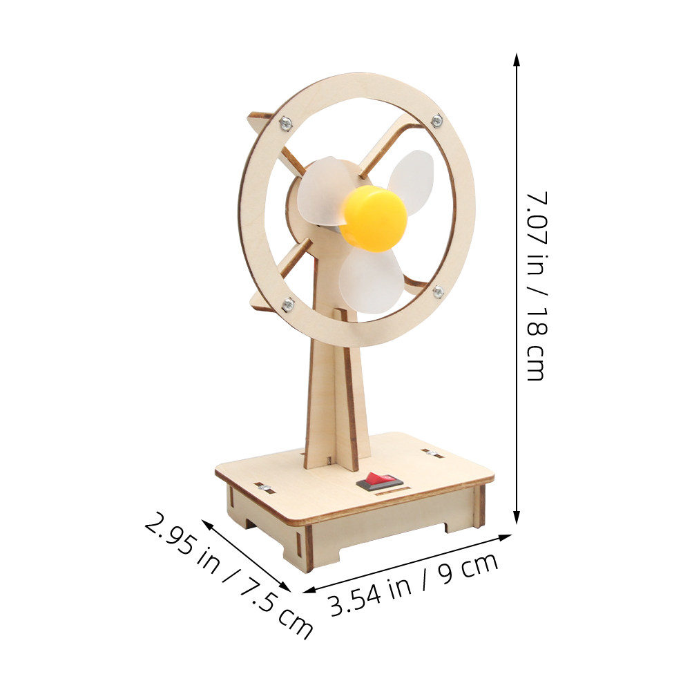 1Set Wooden Fan DIY Assembly M – Science Toys Diy recenzja i cena