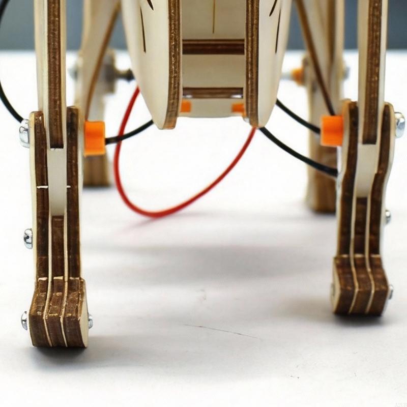 Wooden Mechanical Robot Cattle – Science Project Robot recenzja i cena