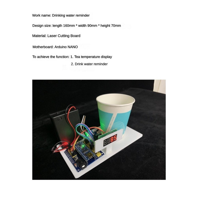 Drink Water Reminder Robot Han – Science Robot recenzja i cena