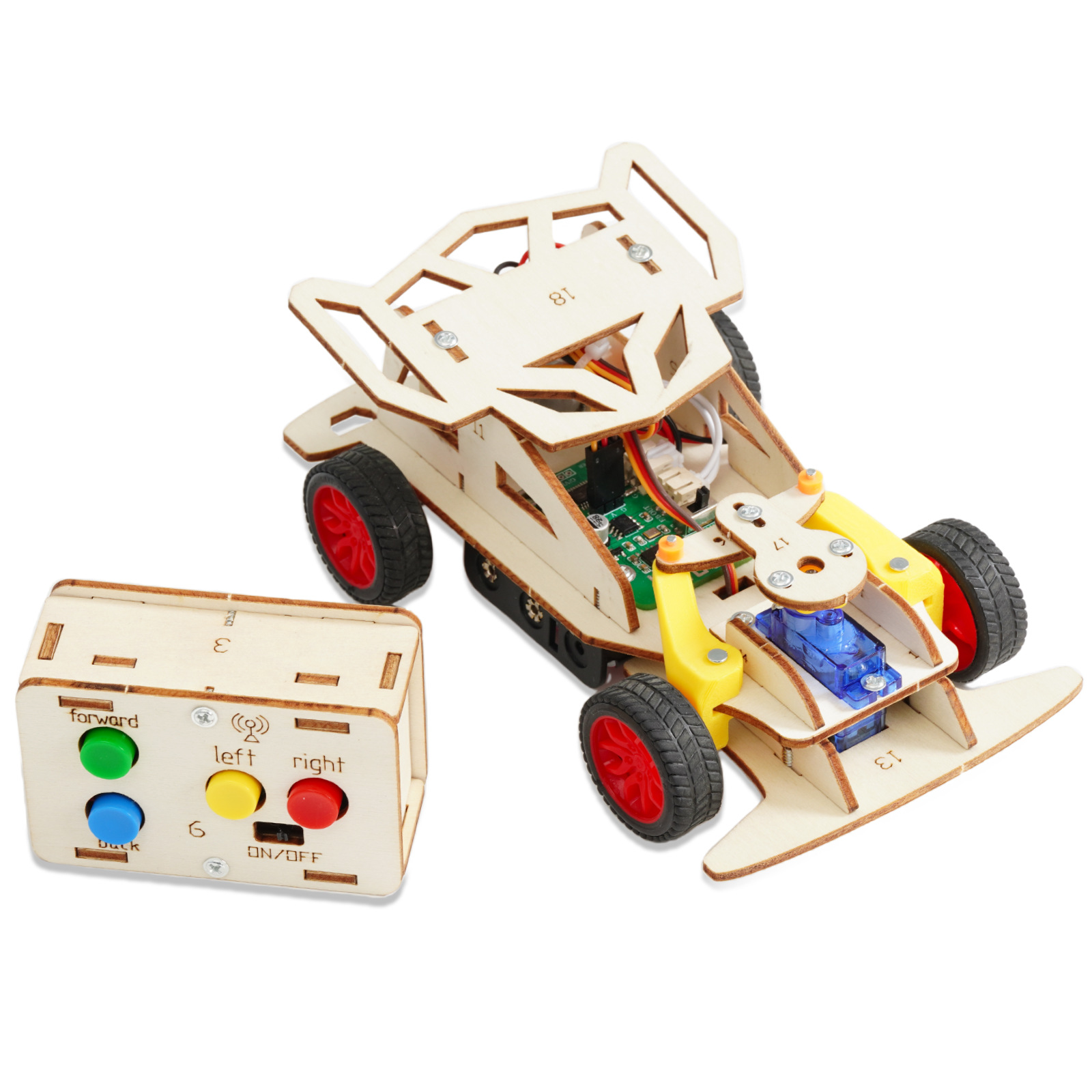 STEM DIY Car Radio Robot Light – Science Project Robot recenzja i cena