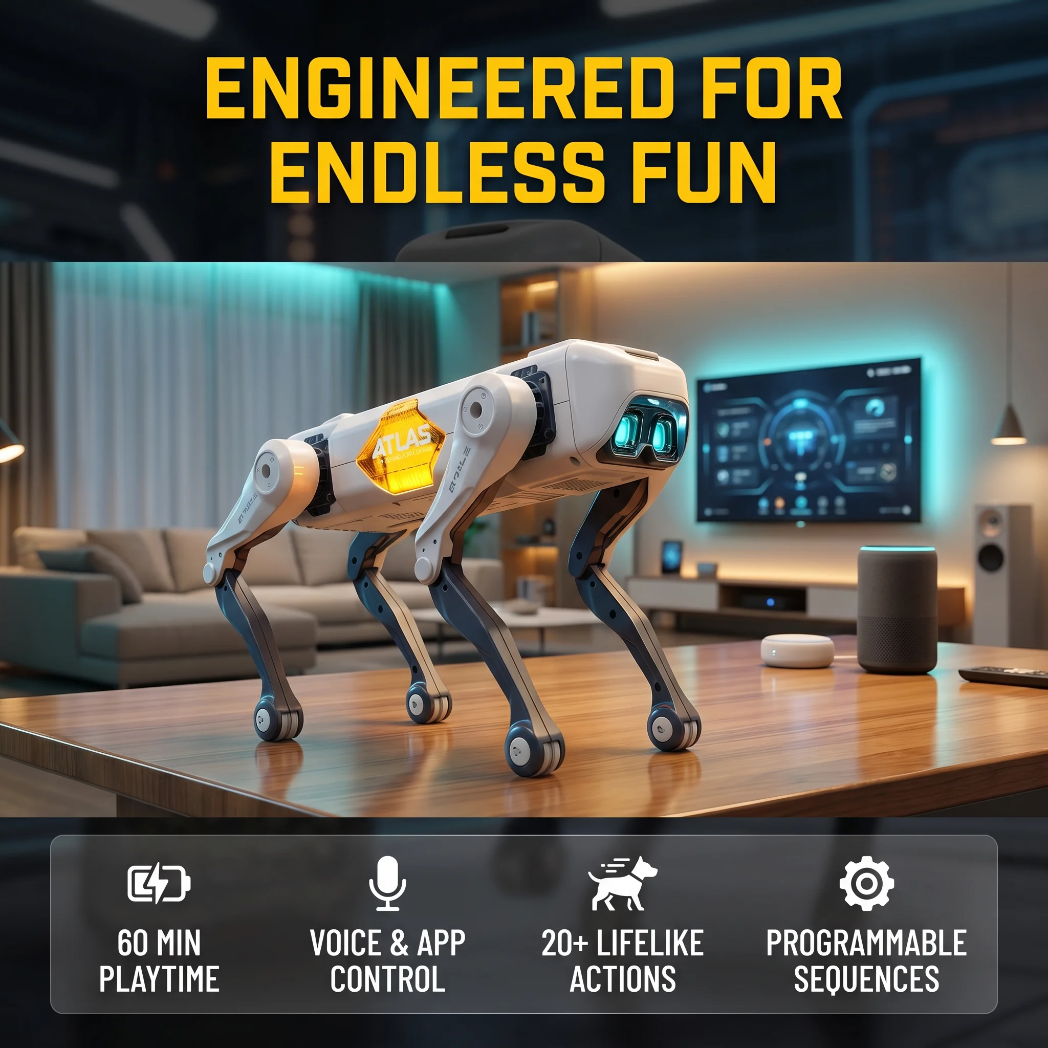 AI Smart Robot Dog, Voice & AP – Science Robot recenzja i cena