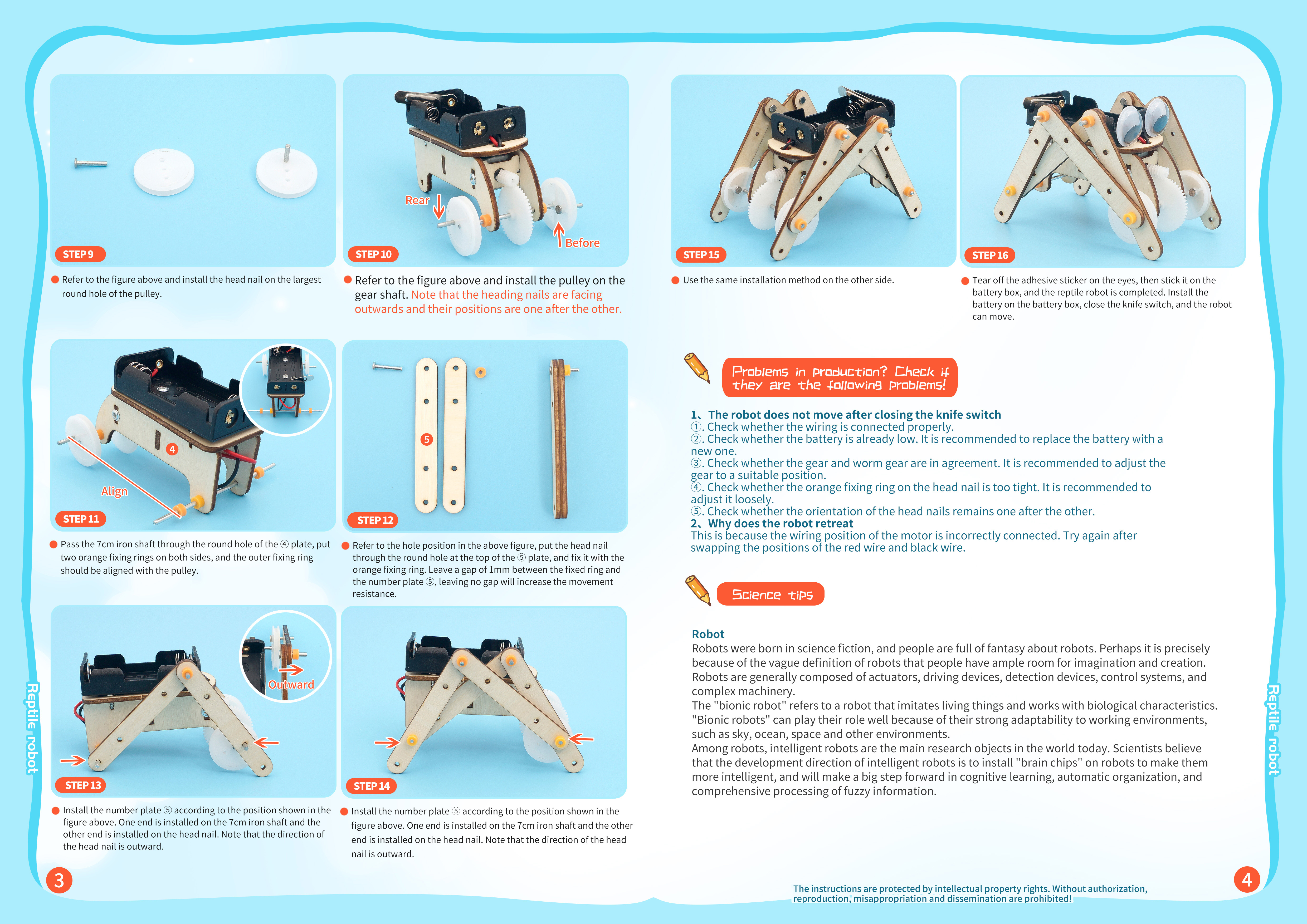 DIY Spider Robot STEM Toys Tec – Science Project Robot recenzja i cena