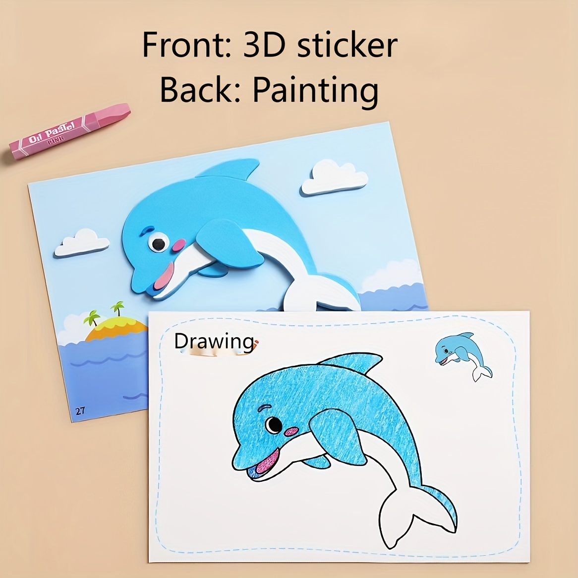3D Stickers for Kids, Disposab – Science Toys Diy recenzja i cena