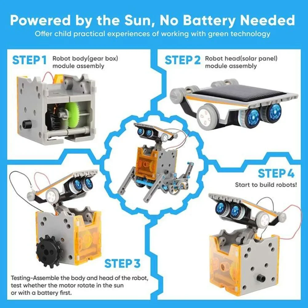 13 in 1 Solar Powered Robot Sc – Science Robot recenzja i cena