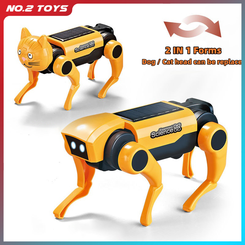 2IN1 Solar Robot Dog Replaceab – Science Project Robot recenzja i cena