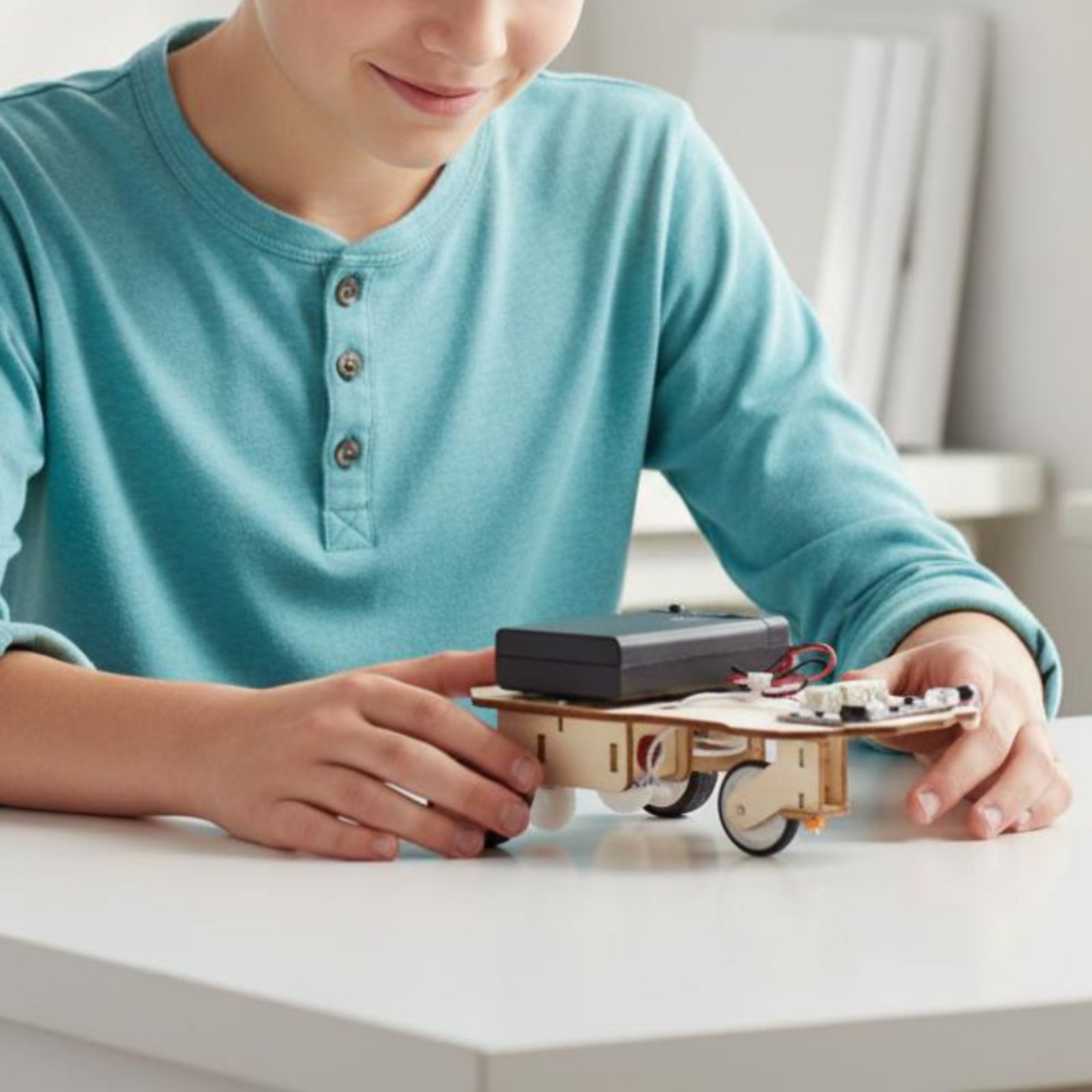 Wooden Intelligent Vehicle Kit – Science Robot recenzja i cena